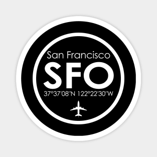 SFO, San Francisco International Airport, USA Magnet